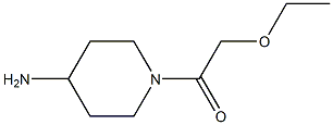 1-(4-aminopiperidin-1-yl)-2-ethoxyethan-1-one Structure