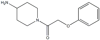 1-(4-aminopiperidin-1-yl)-2-phenoxyethan-1-one Structure