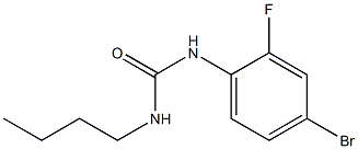 1-(4-bromo-2-fluorophenyl)-3-butylurea Structure