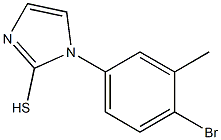 1-(4-bromo-3-methylphenyl)-1H-imidazole-2-thiol Structure