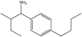 1-(4-butylphenyl)-2-methylbutan-1-amine 구조식 이미지