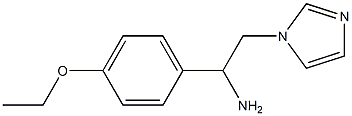 1-(4-ethoxyphenyl)-2-(1H-imidazol-1-yl)ethanamine Structure