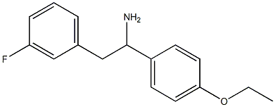 1-(4-ethoxyphenyl)-2-(3-fluorophenyl)ethan-1-amine Structure