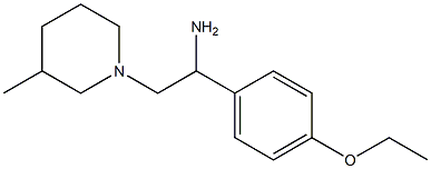 1-(4-ethoxyphenyl)-2-(3-methylpiperidin-1-yl)ethanamine 구조식 이미지