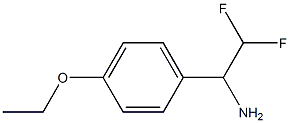 1-(4-ethoxyphenyl)-2,2-difluoroethan-1-amine 구조식 이미지