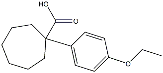 1-(4-ethoxyphenyl)cycloheptane-1-carboxylic acid 구조식 이미지