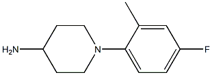 1-(4-fluoro-2-methylphenyl)piperidin-4-amine Structure