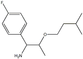 1-(4-fluorophenyl)-2-(3-methylbutoxy)propan-1-amine Structure