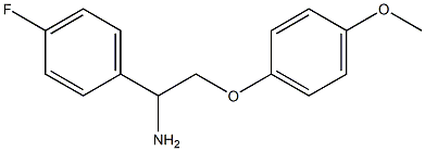 1-(4-fluorophenyl)-2-(4-methoxyphenoxy)ethanamine 구조식 이미지