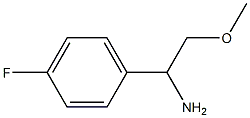 1-(4-fluorophenyl)-2-methoxyethanamine 구조식 이미지