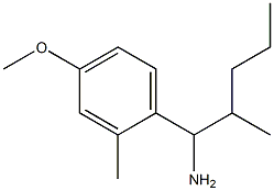 1-(4-methoxy-2-methylphenyl)-2-methylpentan-1-amine Structure