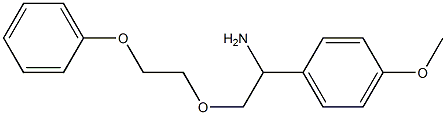 1-(4-methoxyphenyl)-2-(2-phenoxyethoxy)ethan-1-amine Structure