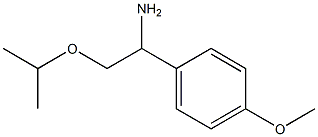 1-(4-methoxyphenyl)-2-(propan-2-yloxy)ethan-1-amine 구조식 이미지