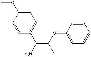 1-(4-methoxyphenyl)-2-phenoxypropan-1-amine 구조식 이미지