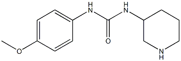 1-(4-methoxyphenyl)-3-piperidin-3-ylurea Structure