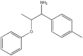 1-(4-methylphenyl)-2-phenoxypropan-1-amine Structure