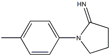 1-(4-methylphenyl)pyrrolidin-2-imine Structure