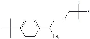 1-(4-tert-butylphenyl)-2-(2,2,2-trifluoroethoxy)ethanamine 구조식 이미지