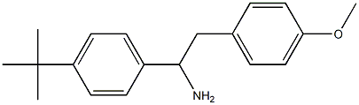 1-(4-tert-butylphenyl)-2-(4-methoxyphenyl)ethan-1-amine 구조식 이미지