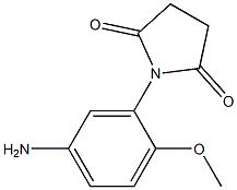 1-(5-amino-2-methoxyphenyl)pyrrolidine-2,5-dione 구조식 이미지