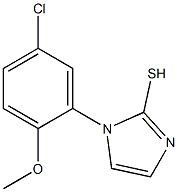 1-(5-chloro-2-methoxyphenyl)-1H-imidazole-2-thiol Structure