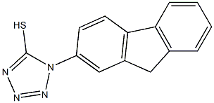 1-(9H-fluoren-2-yl)-1H-1,2,3,4-tetrazole-5-thiol Structure