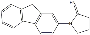 1-(9H-fluoren-2-yl)pyrrolidin-2-imine Structure