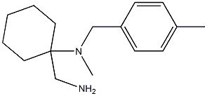1-(aminomethyl)-N-methyl-N-[(4-methylphenyl)methyl]cyclohexan-1-amine 구조식 이미지