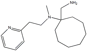 1-(aminomethyl)-N-methyl-N-[2-(pyridin-2-yl)ethyl]cyclooctan-1-amine Structure