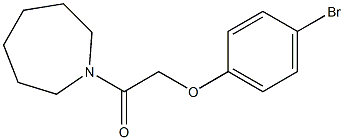 1-(azepan-1-yl)-2-(4-bromophenoxy)ethan-1-one Structure