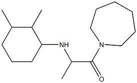 1-(azepan-1-yl)-2-[(2,3-dimethylcyclohexyl)amino]propan-1-one Structure