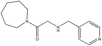1-(azepan-1-yl)-2-[(pyridin-4-ylmethyl)amino]ethan-1-one 구조식 이미지