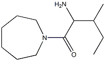 1-(azepan-1-ylcarbonyl)-2-methylbutylamine Structure