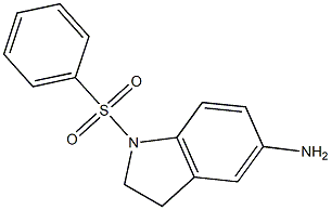 1-(benzenesulfonyl)-2,3-dihydro-1H-indol-5-amine Structure