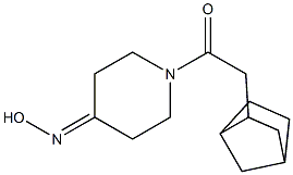 1-(bicyclo[2.2.1]hept-2-ylacetyl)piperidin-4-one oxime Structure