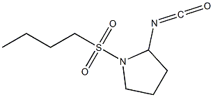 1-(butylsulfonyl)-2-isocyanatopyrrolidine 구조식 이미지