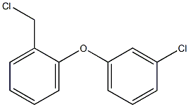 1-(chloromethyl)-2-(3-chlorophenoxy)benzene Structure