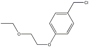 1-(chloromethyl)-4-(2-ethoxyethoxy)benzene Structure