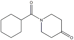 1-(cyclohexylcarbonyl)piperidin-4-one Structure