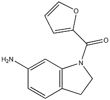 1-(furan-2-ylcarbonyl)-2,3-dihydro-1H-indol-6-amine 구조식 이미지