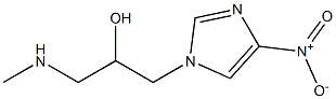 1-(methylamino)-3-(4-nitro-1H-imidazol-1-yl)propan-2-ol 구조식 이미지