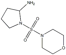 1-(morpholine-4-sulfonyl)pyrrolidin-2-amine Structure