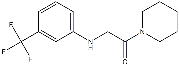 1-(piperidin-1-yl)-2-{[3-(trifluoromethyl)phenyl]amino}ethan-1-one Structure