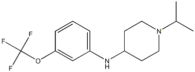 1-(propan-2-yl)-N-[3-(trifluoromethoxy)phenyl]piperidin-4-amine Structure