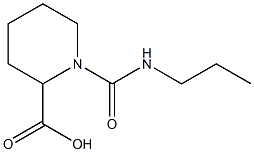 1-(propylcarbamoyl)piperidine-2-carboxylic acid Structure