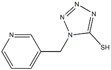 1-(pyridin-3-ylmethyl)-1H-1,2,3,4-tetrazole-5-thiol Structure