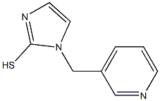 1-(pyridin-3-ylmethyl)-1H-imidazole-2-thiol Structure