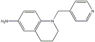 1-(pyridin-4-ylmethyl)-1,2,3,4-tetrahydroquinolin-6-amine 구조식 이미지