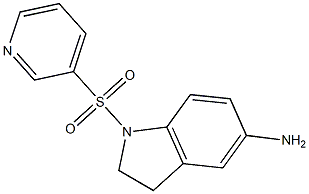 1-(pyridine-3-sulfonyl)-2,3-dihydro-1H-indol-5-amine Structure