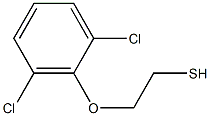 1,3-dichloro-2-(2-sulfanylethoxy)benzene 구조식 이미지